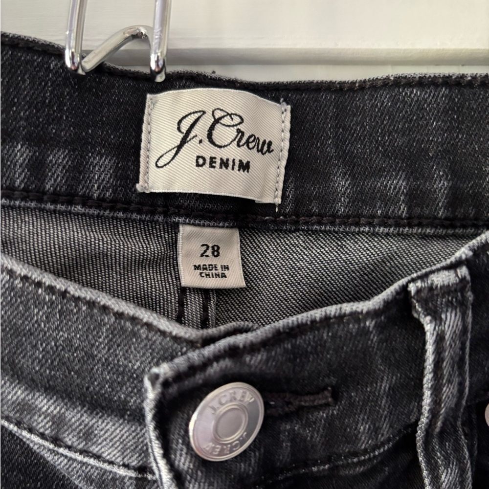 J.Crew Vintage Straight Jeans, washed black, size 28 - Picture 2 of 11